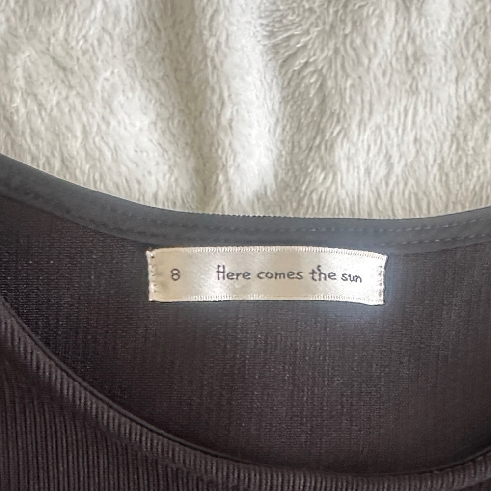Chic Black Bell Sleeve Crop Top - Picture 2 of 2